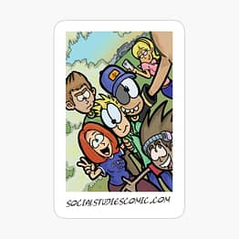Social Studies Issue 1 Sticker
