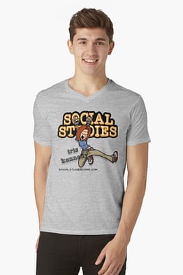 Iris Dancing V-Neck Shirt - 1